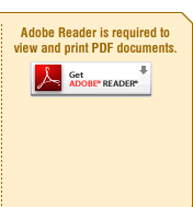 Adobe Reader is required to view and print PDF documents.